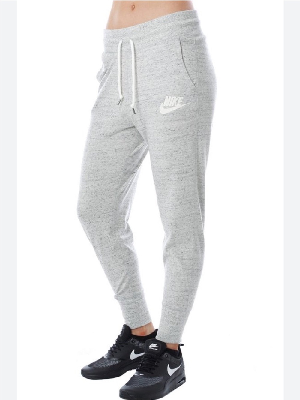 Nike Gym Vintage Light Gray Jogger Bottoms Organic cotton blend size Small NWT